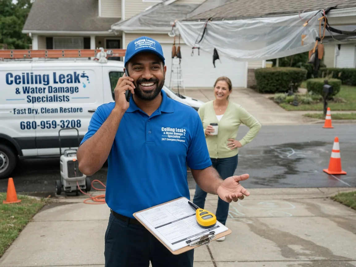 Ceiling Leak Cleanup Java Village, NY FAQs